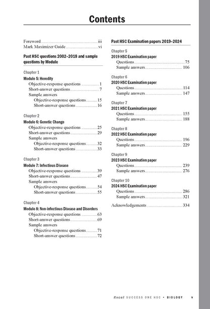 Excel HSC Year 12 Biology Book Pack