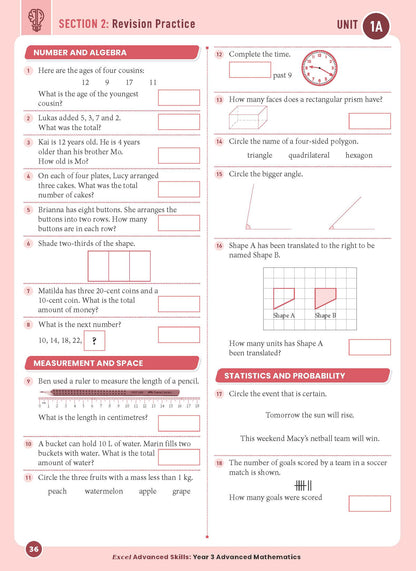 Excel Advanced Skills - Advanced Mathematics Year 3