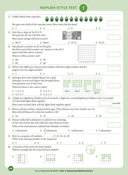 Excel Advanced Skills - Advanced Mathematics Year 4