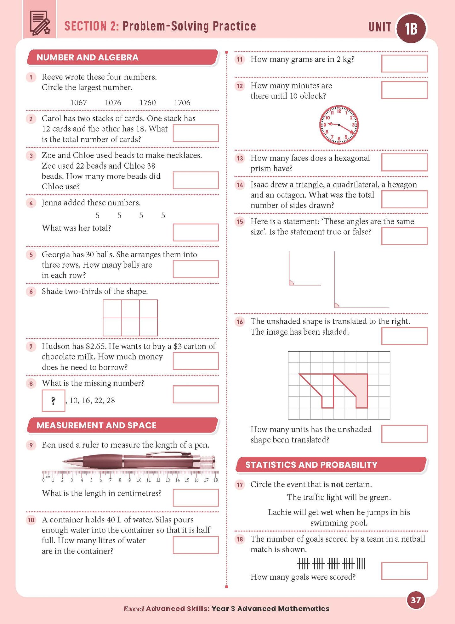Excel Advanced Skills - Advanced Mathematics Year 3
