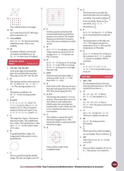 Excel Advanced Skills - Advanced Mathematics Year 3