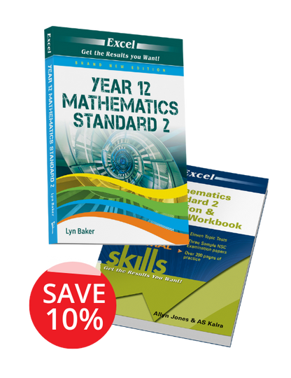 Excel HSC Year 12 Mathematics Standard 2 Book Pack
