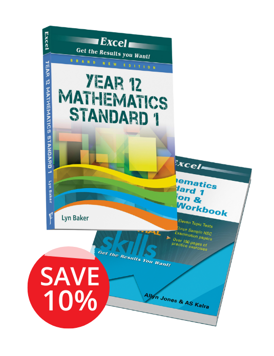 Excel HSC Year 12 Mathematics Standard 1 Book Pack