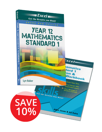 Excel HSC Year 12 Mathematics Standard 1 Book Pack