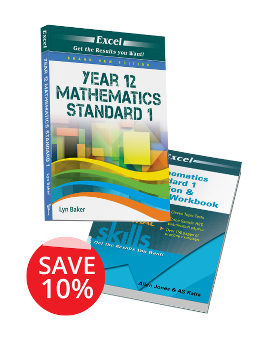 Excel HSC Year 12 Mathematics Standard 1 Book Pack