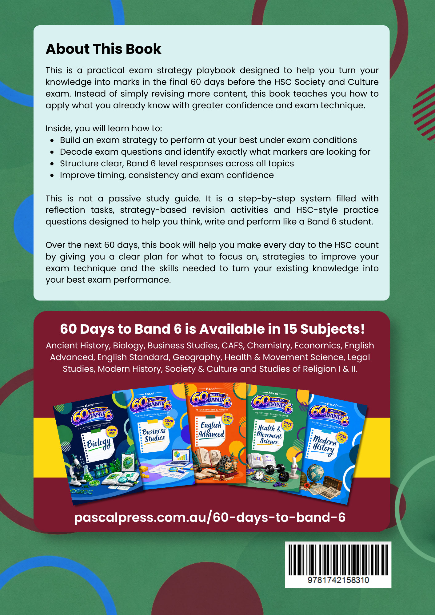 Excel 60 Days to Band 6: HSC Year 12 Society & Culture