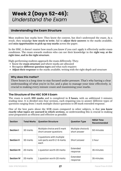 Excel 60 Days to Band 6: HSC Year 12 Studies of Religion II (2027-2029)