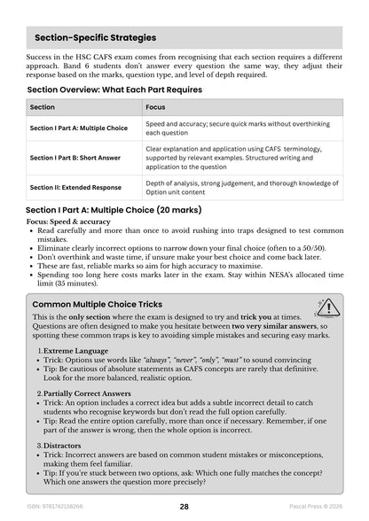 Excel 60 Days to Band 6: HSC Year 12 Community and Family Studies (CAFS) (2027-2029)