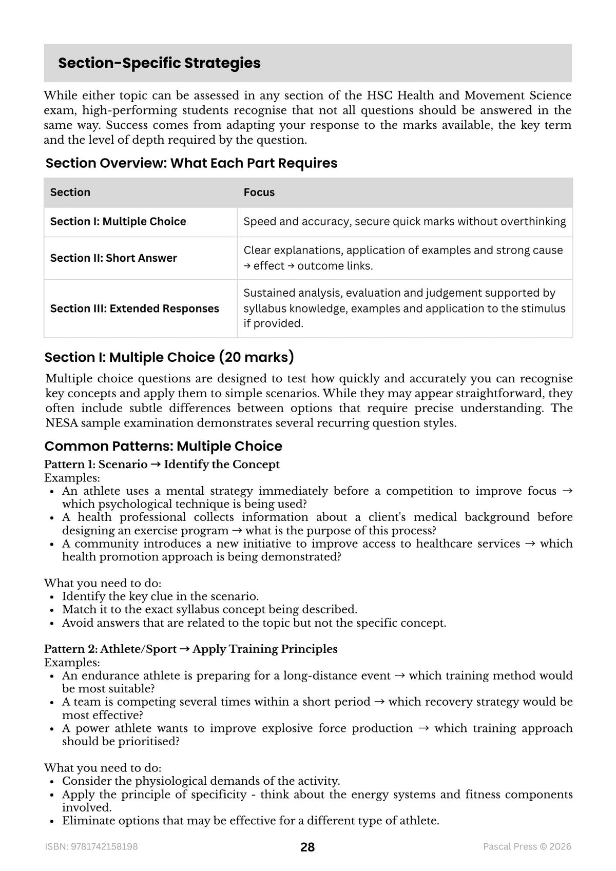 Excel 60 Days to Band 6: HSC Year 12 Health and Movement Science (2027-2029)