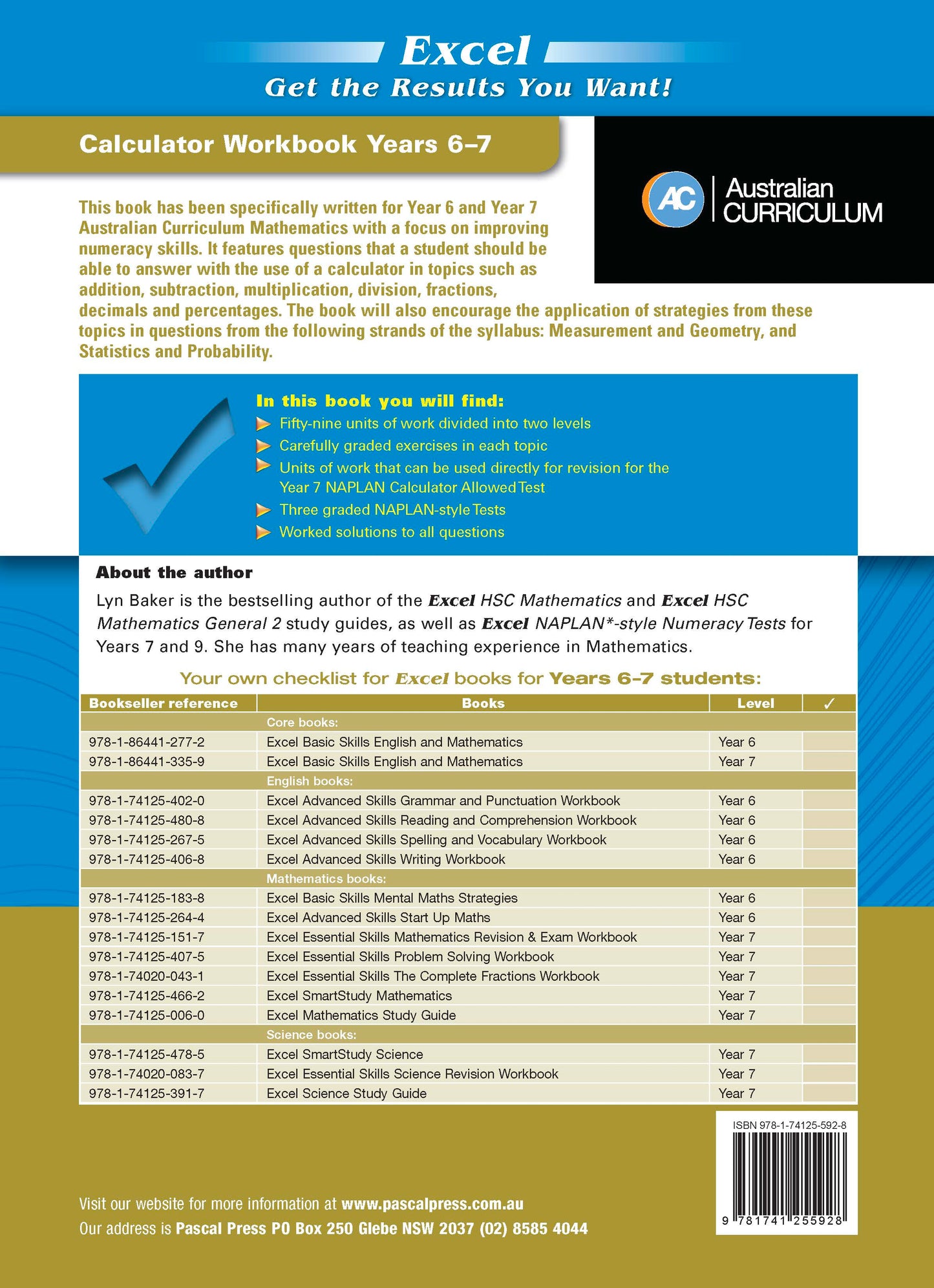 Excel Essential Skills - Calculator Workbook Years 6-7