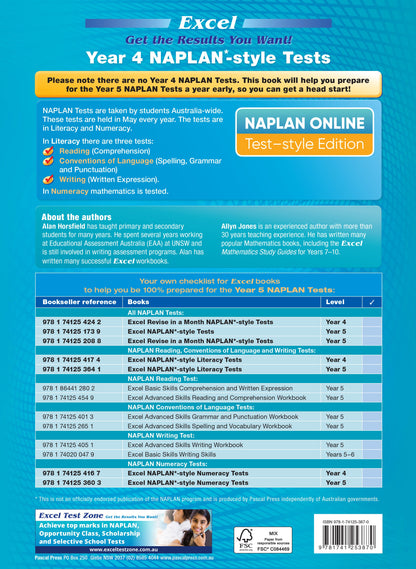 Excel Year 4 NAPLAN*-style Tests