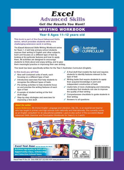 Excel Advanced Skills - Writing Workbook Year 6
