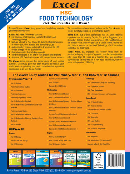 Excel HSC Year 12 Food Technology Study Guide
