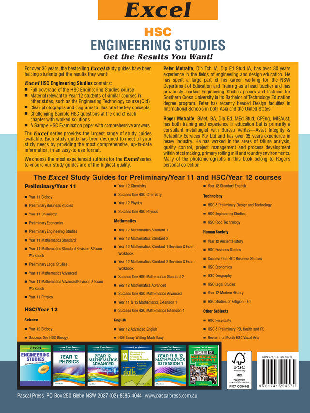 Excel HSC Year 12 Engineering Studies Study Guide