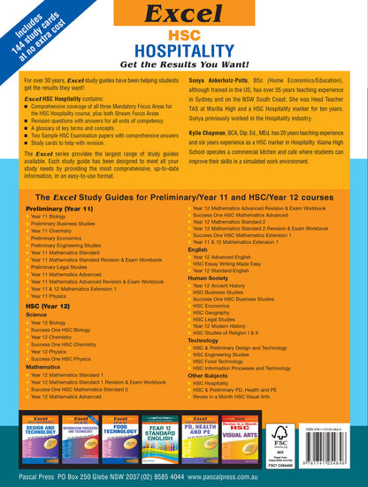 Excel HSC Year 12 Hospitality Study Guide