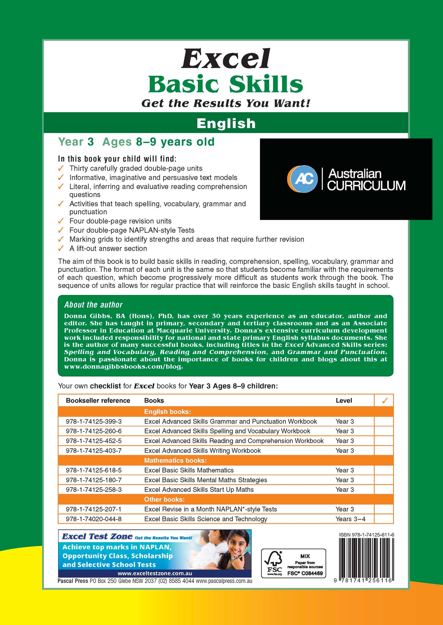 Excel Basic Skills - English Year 3