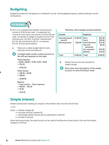 Excel Study Guide - Mathematics Years 9-10
