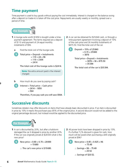 Excel Study Guide - Mathematics Years 9-10