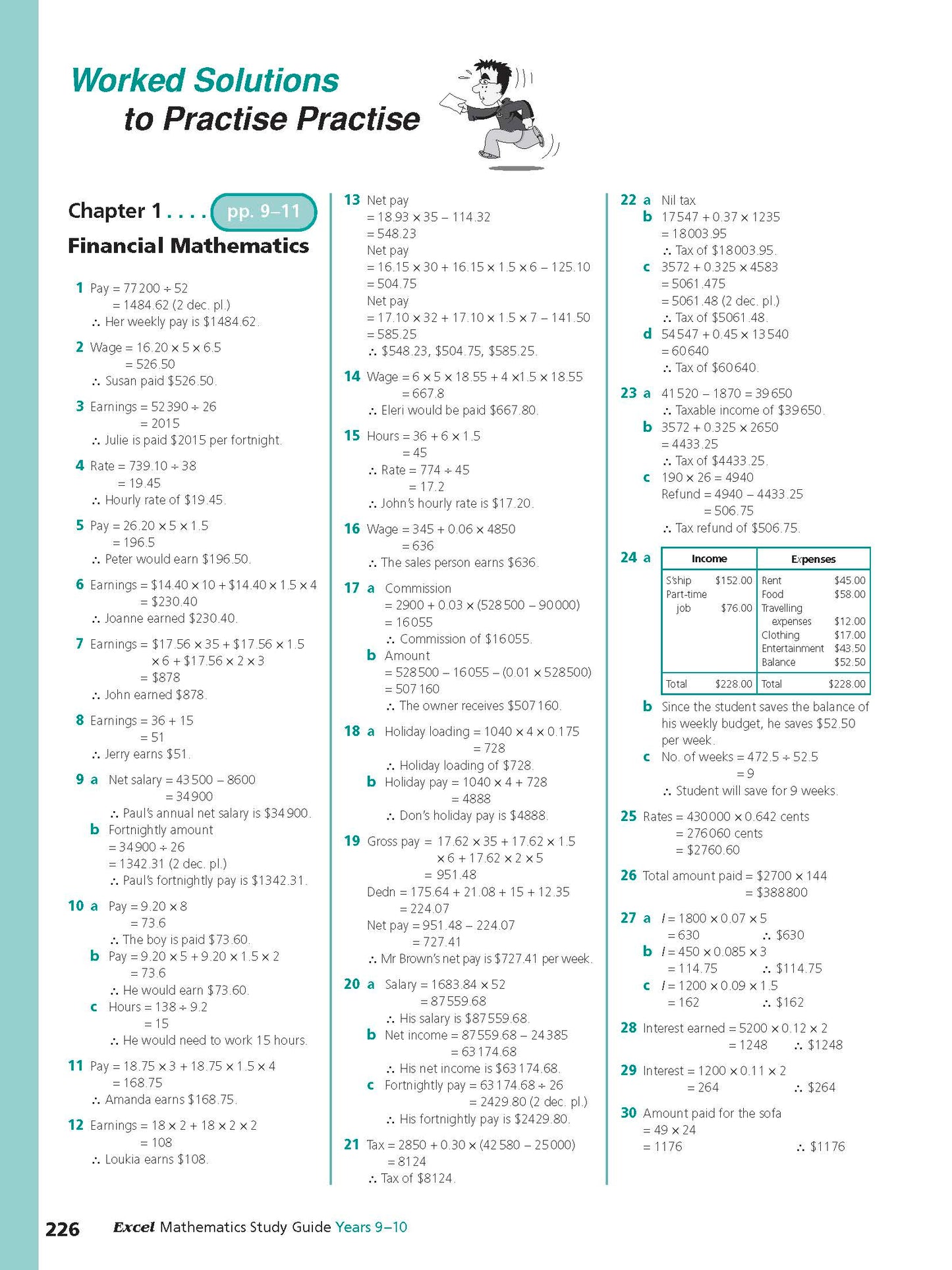 Excel Study Guide - Mathematics Years 9-10