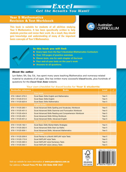 Excel Essential Skills - Mathematics Revision & Test Workbook Year 5