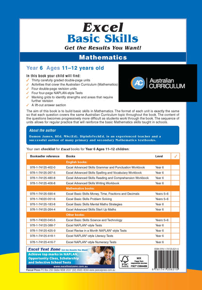 Excel Basic Skills - Mathematics Year 6