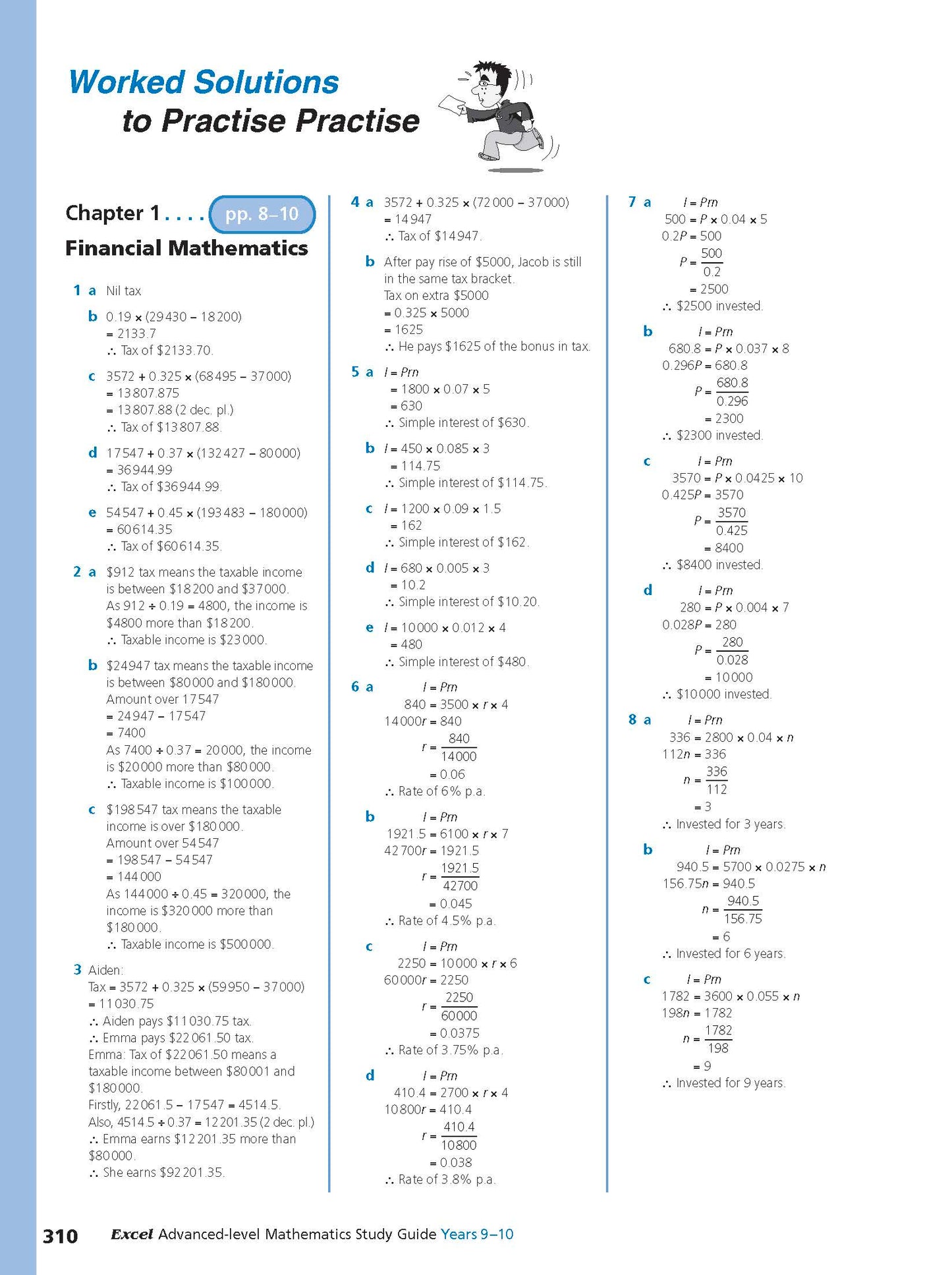 Excel Study Guide - Advanced Mathematics Years 9-10