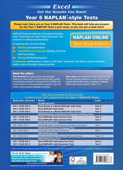 Excel Year 6 NAPLAN*-style Tests