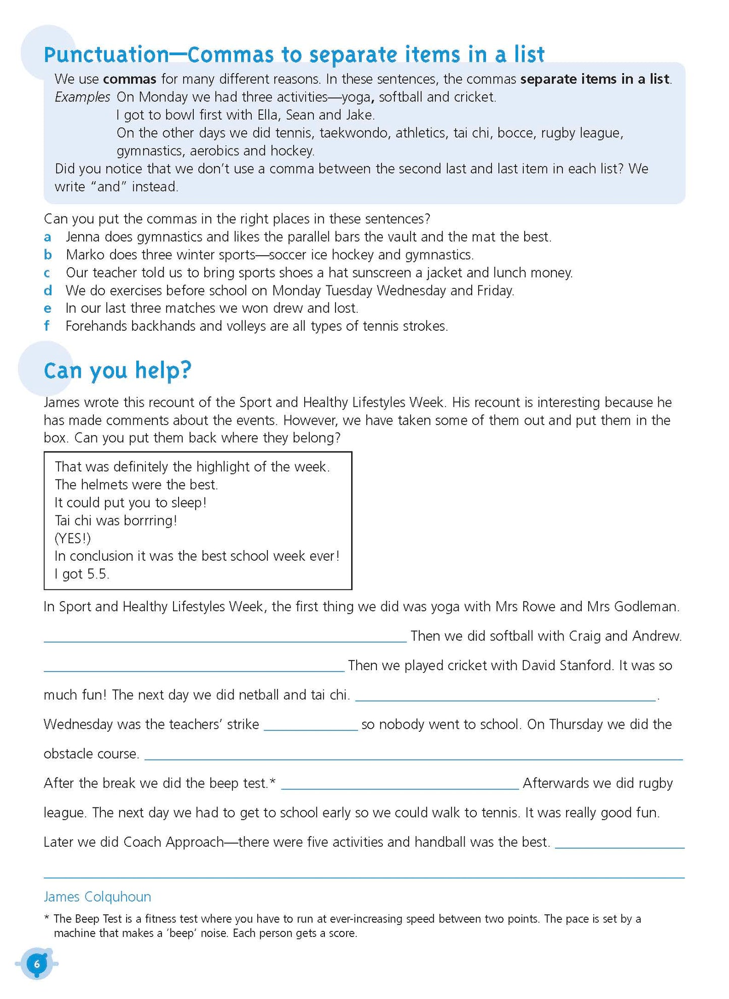 Excel Basic Skills - English Workbook Year 5