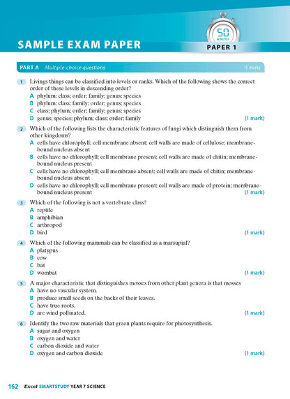 Excel SmartStudy - Science Year 7