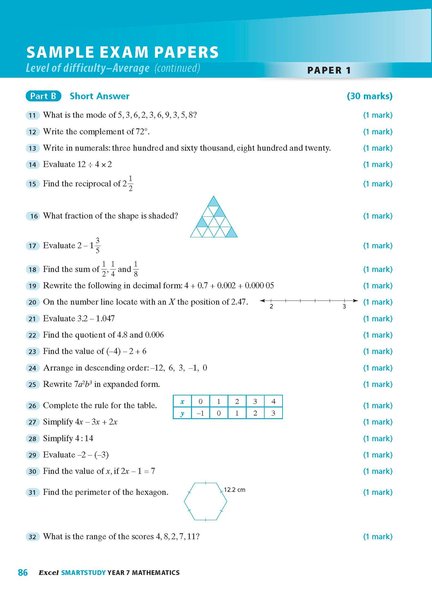 Excel SmartStudy - Mathematics Year 7
