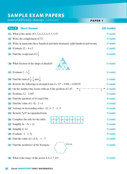 Excel SmartStudy - Mathematics Year 7