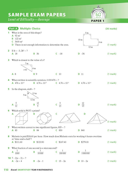 Excel SmartStudy - Mathematics Year 9