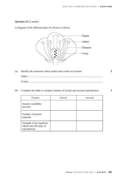 Excel Success One HSC Year 12 Biology (2025 Edition)