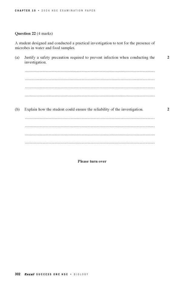 Excel Success One HSC Year 12 Biology (2025 Edition)