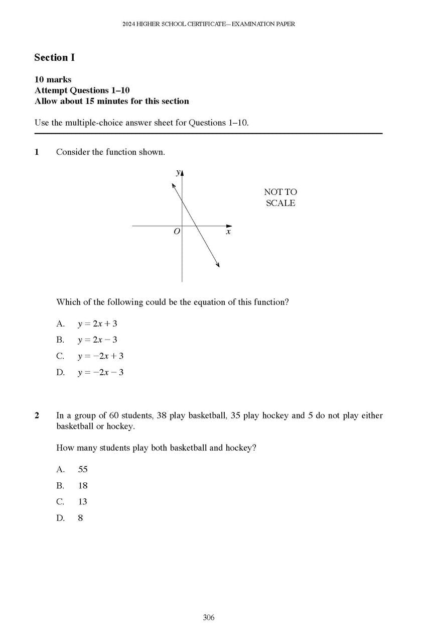 Excel Success One HSC Year 12 Mathematics Advanced (2025 Edition)