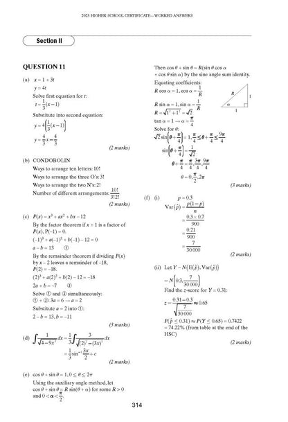 Excel Success One HSC Year 12 Mathematics Extension 1 (2025 Edition)