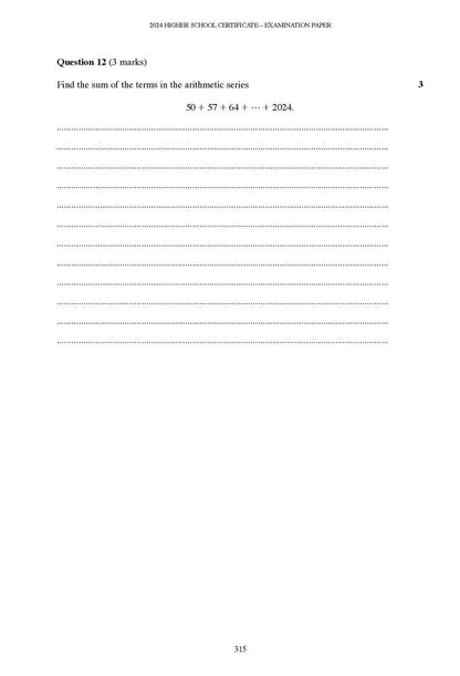 Excel Success One HSC Year 12 Mathematics Advanced (2025 Edition)