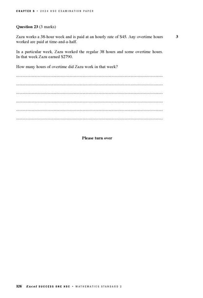 Excel Success One HSC Year 12 Mathematics Standard 2 (2025 Edition)