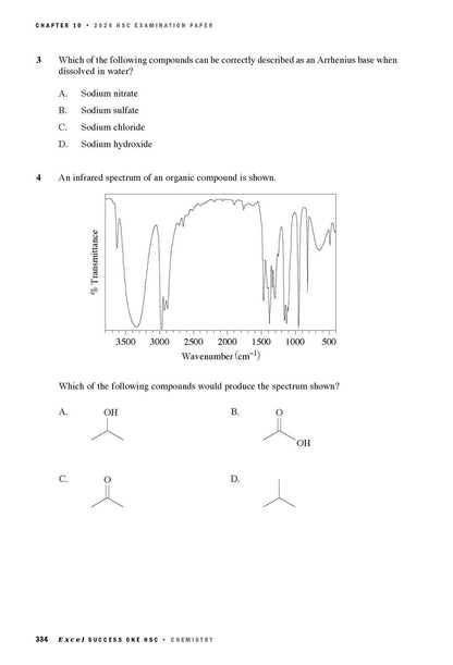 Excel Success One HSC Year 12 Chemistry (2025 Edition)