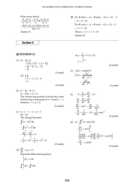 Excel Success One HSC Year 12 Mathematics Extension 1 (2025 Edition)