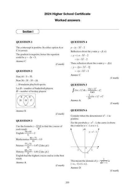 Excel Success One HSC Year 12 Mathematics Advanced (2025 Edition)