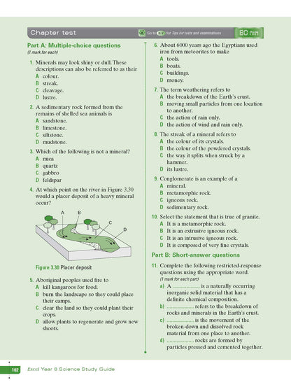 Excel Study Guide - Science Year 8