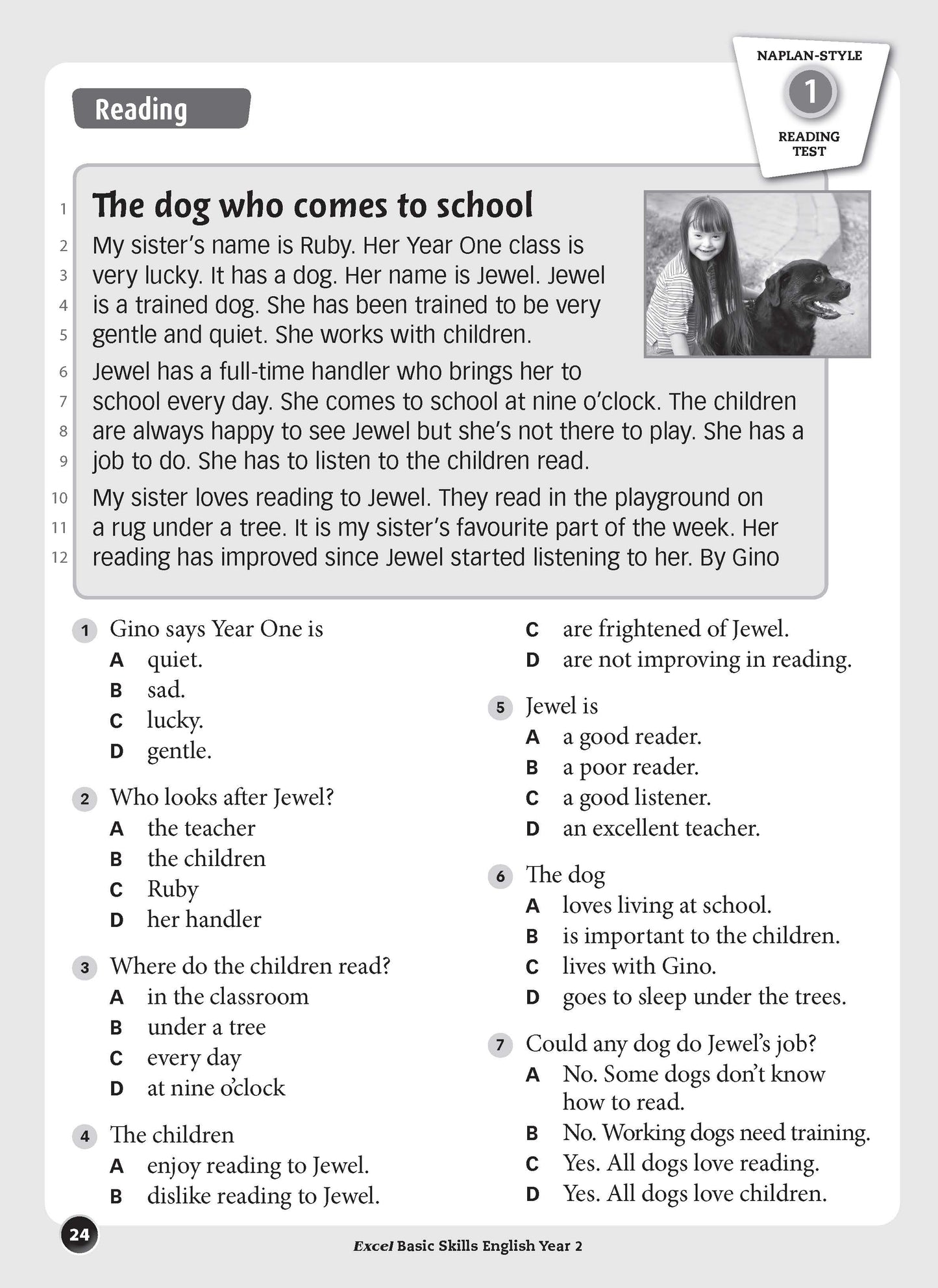 Excel Basic Skills - English Year 2