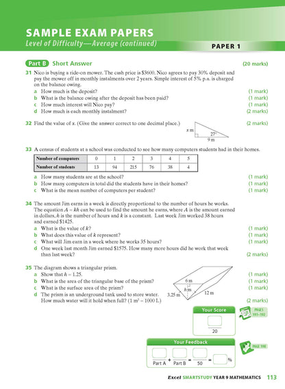 Excel SmartStudy - Mathematics Year 9