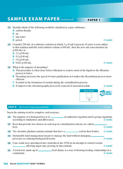 Excel SmartStudy - Science Year 7