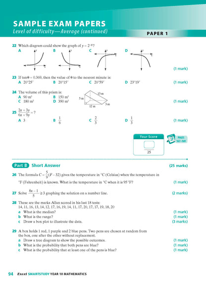Excel SmartStudy - Mathematics Year 10