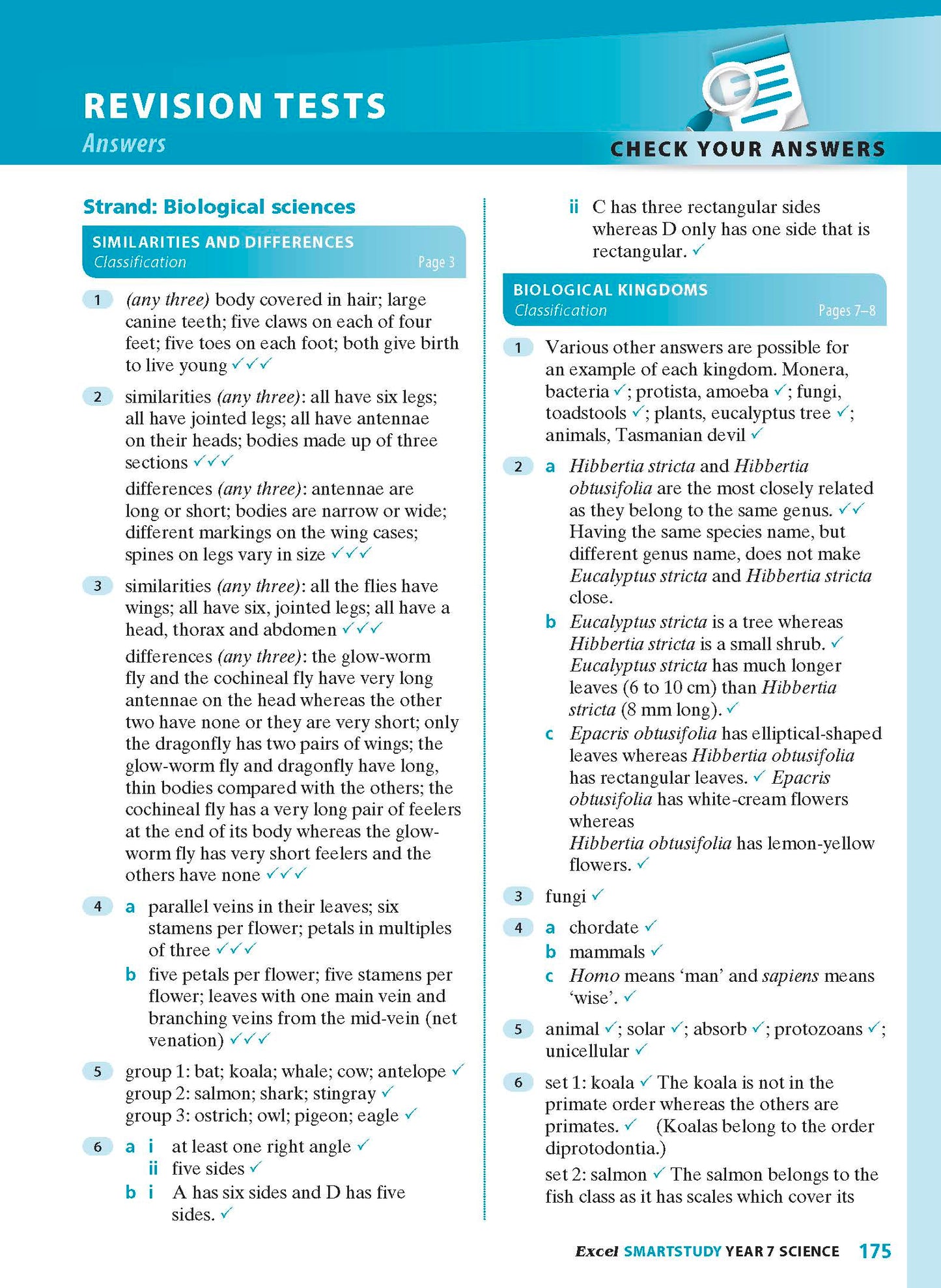 Excel SmartStudy - Science Year 7