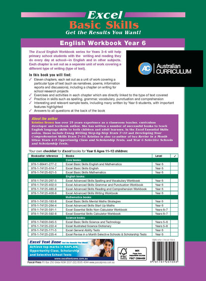 Excel Basic Skills - English Workbook Year 6