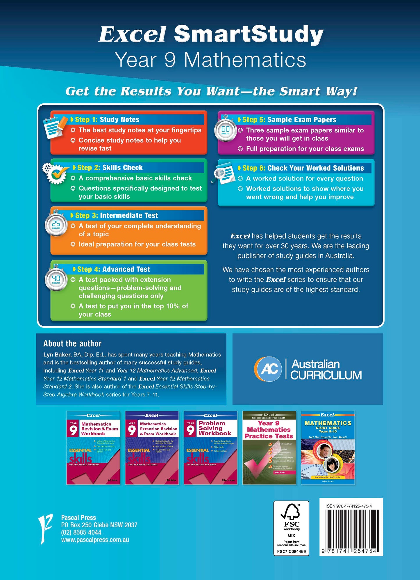 Excel SmartStudy - Mathematics Year 9