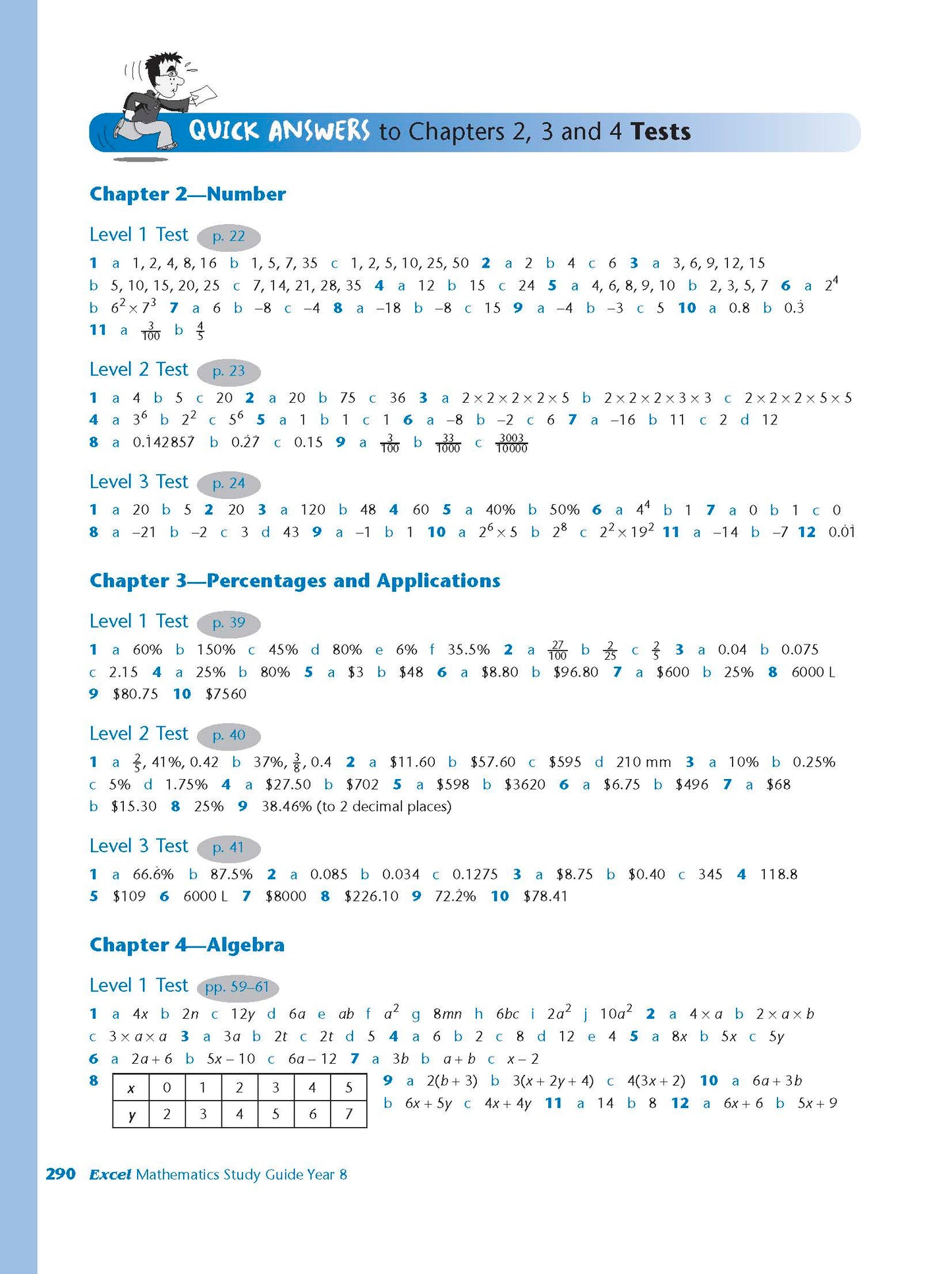 Excel Study Guide - Mathematics Year 8